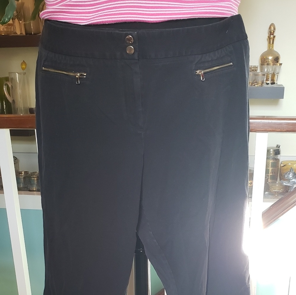 Alfani Womens Stretch Distressed Capris